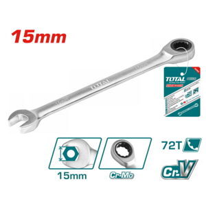 Cờ lê vòng miệng tự động hai chiều Total TCSPAR151 15mm