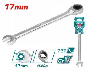 Cờ lê vòng miệng tự động hai chiều Total TCSPAR171 17mm