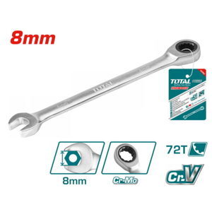 Cờ lê vòng miệng tự động hai chiều Total TCSPAR081, 8mm