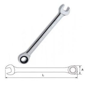 Cờ lê vòng miệng tự động Sata 43-602 (43602) - 6mm
