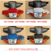 (Có Lẻ)Full màu- Bộ Đầu  Wave Thái 110/ZX/Wave anpha 1 PHA