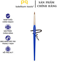 Cọ Liner Siêu Mảnh Bdellium Tools Golden Triangle 710 Che Khuyết Điểm Đầu Nhỏ-Kẻ Eyeliner-Che rãnh nước mắt (tách set)