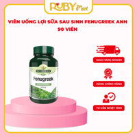 Cỏ Lợi Sữa Natures Aid Fenugreek 500mg - 90 viên