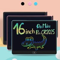 [Cỡ Lớn 16 Inch] Bảng Viết Tự Xóa Cỡ Lớn 16 Inch Đa Sắc - Bảng Vẽ Tự Xóa Thông Minh Màn Hình LCD - Dừa Shopkids