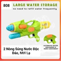 (Cỡ Lớn 2 lít) Đồ chơi súng bắn nước áp lực hình dáng mạnh mẽ cho bé