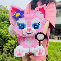 [CỠ LỚN] Đồ chơi xếp hình 3D Hổ Vàng Khủng Long Xanh Mèo Hồng  khổng lồ lắp ráp mô hình hổ Khổng Lồ