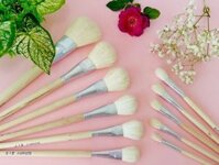 Cọ lông thỏ đầu tròn cán bạc