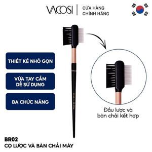Cọ lược chải chân mày Vacosi Makeup House BR02