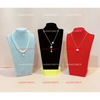 Cổ manocanh nhung treo dây chuyền