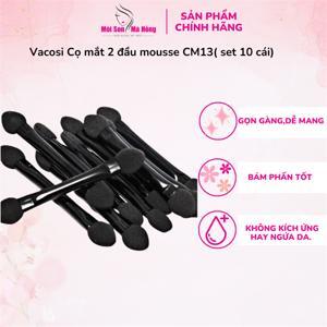 Cọ mắt Vacosi Mousse 2 đầu cán đen CM13