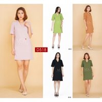 [CO MAYCA] Váy nữ suông cổ nẹp D518