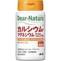 [có mở hỏa tốc, lọ to]120 Viên canxi Hữu có bổ sung Magie, Kẽm, Vitamin D Dear Natura cao cấp nội địa Nhật