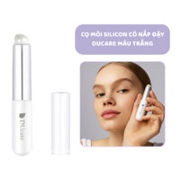 Cọ Môi Silicon Có Nắp Đậy DUcare Màu Trắng