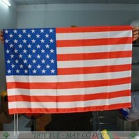 Cờ Mỹ, Cờ quốc kỳ USA, KT: 60x90cm, in 1 mặt