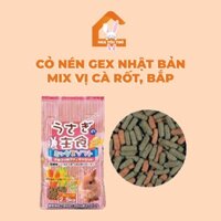 Cỏ nén Gex Nhật Bản Mix vị cà rốt, bắp túi 2.5kg