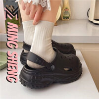 Cô Những chiếc guốc đi biển êm ái, ngón chân hở Eva dành cho nữ, ngón giữa, có màu trắng, đen và be