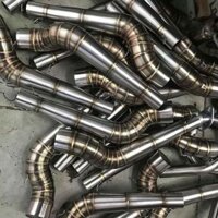 Co nối khúc cong cổ 2 khúc inoxx 304 / cổ Drag fom STB, WRX...