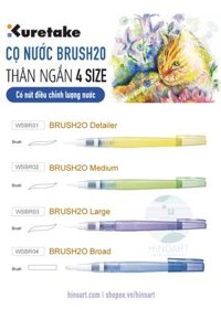 Cọ nước Kuretake Zig Watercolor System BrusH20