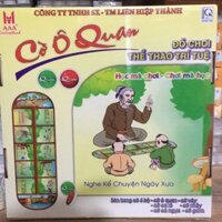 Cờ Ô Quan 6 in 1- Cờ ô quan/ cờ cá ngựa/ cờ caro/ cờ vây/ cờ nhảy/ cờ gánh