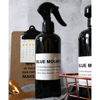 [.Cổ phiếu] ins Bắc Âu Chai Xịt Đen Chia Đóng Gói Loại Súng Xịt Chậu Cây Xịt Nhựa Bình Tưới Cây Mẫu Không Gian Chai Trống