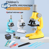 [Cổ phiếu NYCA] 1 Bộ Tay cầm tiện dụng Kính hiển vi trẻ em Đồ dùng học tập 100X / 600X / 1200X Bộ kính hiển vi bỏ túi cầm tay Ống kính PMMA quang học