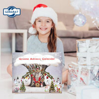 [Cổ phiếu NYCA] Lịch Mùa Vọng cho trẻ em với những bất ngờ Lịch đếm ngược Giáng sinh dễ thương Lịch đếm ngược Giáng sinh 24 ngày Phim hoạt hình Bộ móc khóa cây ông già Noel Quà tặng cho trẻ em Mùa Vọng lễ hội cho B