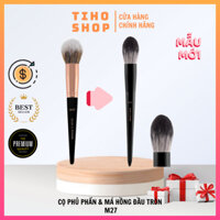 Cọ phủ phấn & má hồng đầu tròn Vacosi M27