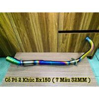 Cổ Pô 2 Khúc Ex150 Titan Hàng Đẹp Size 32MM >>>>