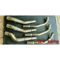 Cổ pô 2 khúc Inox 27/51 cho WAVE 100 & SIRIUS 110 Siêu Đẹp