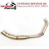 Cổ pô Bầu Hơi Inox - Lắp Pô Độ Cho Xe Exciter 150 , exciter 135 , Winner, R15  DPOL2