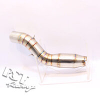 Cổ pô CB300R inox 304 bầu hơi màng lọc tổ ong