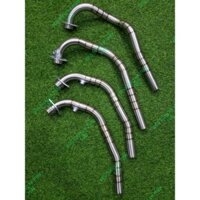 Cổ pô dành cho các dòng xe Winner sonic satria ex 150 ex 135 inox 304 quay titan không phai màu không rỉ sét msp
