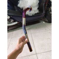 Cổ pô dream wave nhỏ wave rs wave 100 titan sọc