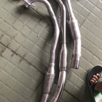 Cổ pô Ex150 bầu hơi inox