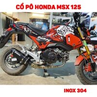 Cổ pô Honda MSX 125 inox 304