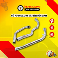 Cổ Pô Inox 304 (Dày Gần 2mm) Gắn Dream, Wave, Future Neo/Led, Sirius XC/Fi, Exciter, Satria Fi, Vario, Winner, Sonic