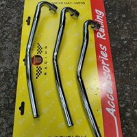 Cổ pô Inox 304 mạ crom siêu bóng ống phi 22mm lắp cho xe Funeo , Future X (chuẩn inox 304)