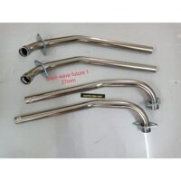 Cổ pô inox 304 phi 27mm xe wave ,xe drem