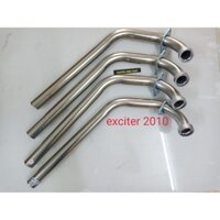 cổ pô inox 304 phi 32mm xe exciter 2010
