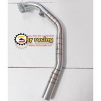 Cổ pô INOX 304 vảy cá gắn pô zin cho xe Winner v1