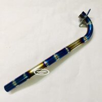 Cổ pô Inox 304 xi Titan dành cho xe Wave A 110 2017 (inox 100% chống rỉ sét)