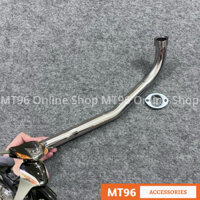 Cổ Pô Inox Cho Wave Rs, Wave S100, Wave A100 2004-2016 Chuẩn Inox304 Siêu Bóng Dày Dặn Không Gỉ Sét