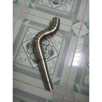 cổ pô inox nhổng khúc trên gắn lon pô độ