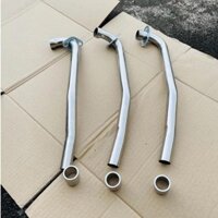 Cổ Pô Inox (Trơn) Tặng Kèm Khâu Inox 304 CNC Dành Cho Wave 110 - Phụ Tùng - Phụ Kiện.