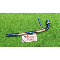 Cổ pô ống hơi xanh titan --,xe sirius