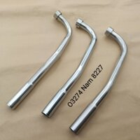 Cổ pô ống xã sắt, inox xe WAVE Thái, Alpha, ZX... phi lỗ 22