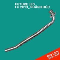 Cổ Pô thay cho Future 125. Fu LED inox 304 phân khúc