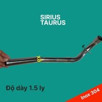 Cổ pô Thay cho Sirius -Taurus - jupiter xăng cơ inox.(size 27)