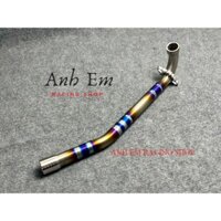 Cổ Pô Titan Gắn Wave A 110 2017-2024 TẶNG khâu nối Pát Nhôm CNC