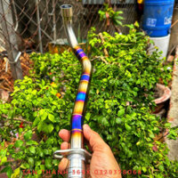 Cổ pô titan sirius 110cc chuẩn titan thật dùng để hàn pô zin, pô độ